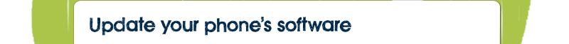 Update your phone's software