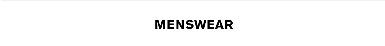 MENSWEAR